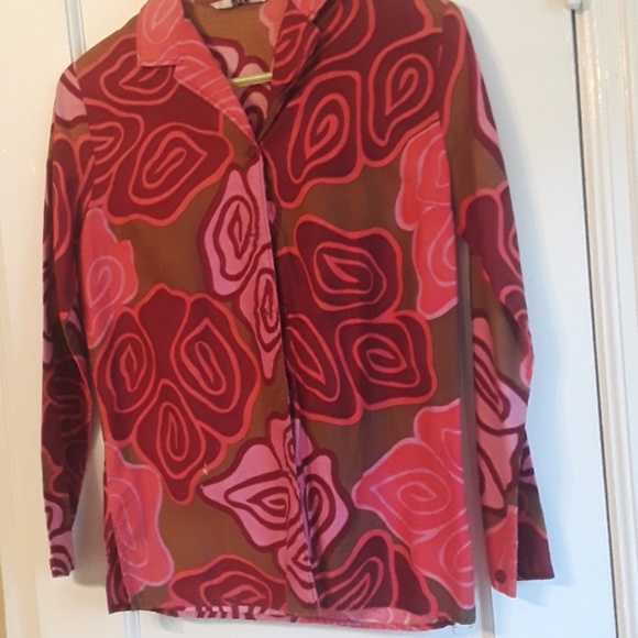 Vintage (1950's ?) Blouse. Very cool. - Picture 2 of 4